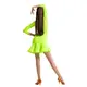 FSD Olívia, girls latino dress - Neon green 