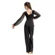 FSD Kamila mesh, girl's bodysuit with mesh sleeves