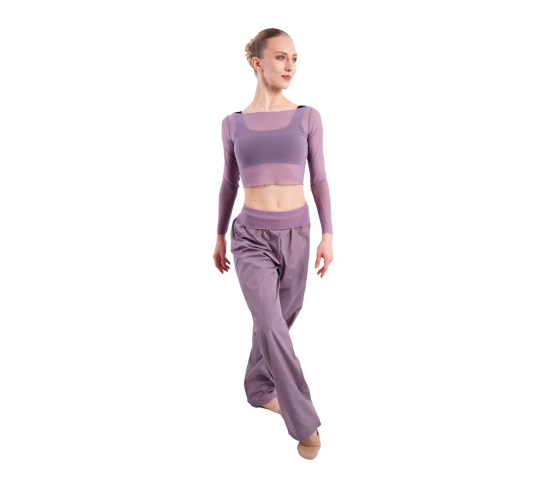 GP Lesson Momentum, warm-up pants for dancers GP Lesson Momentum, warm-up pants for dancers - Vintage violet GP