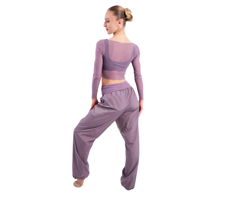 GP Lesson Momentum, warm-up pants for dancers GP Lesson Momentum, warm-up pants for dancers - Vintage violet GP