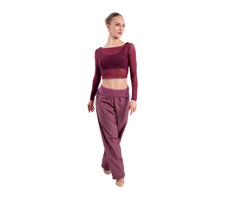 GP Lesson Momentum, warm-up pants for dancers GP Lesson Momentum, warm-up pants for dancers - Italian plum GP