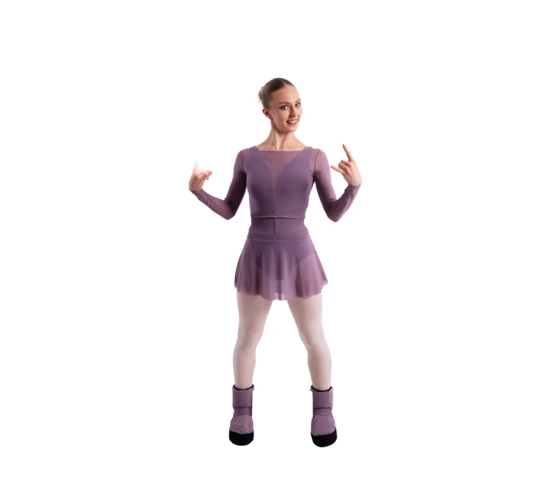 GP Warm up Lesson booties, dance warm-up footwear - Vintage violet GP GP Warm up Lesson booties, dance warm-up footwear - Vintage violet GP