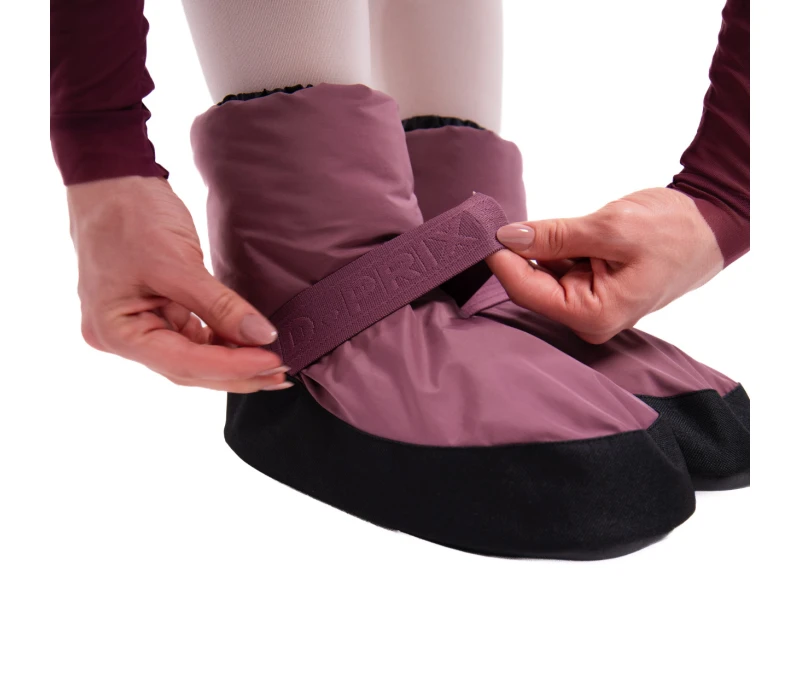 GP Warm up Lesson booties, dance warm-up footwear - Italian plum GP GP Warm up Lesson booties, dance warm-up footwear - Italian plum GP