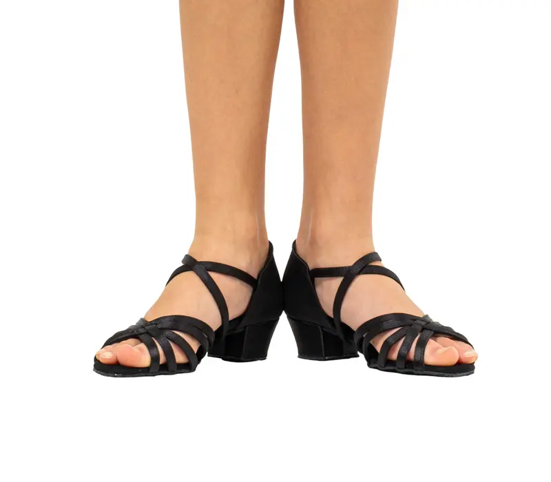 Dancee Betty, Latin shoes for girls - Black