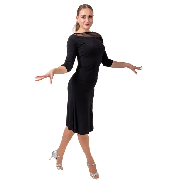 DanceMe BL411DR, top with three-quarter sleeves