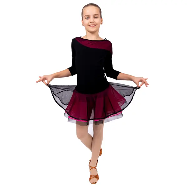 DanceMe BL411DR, top with three-quarter sleeves for girls