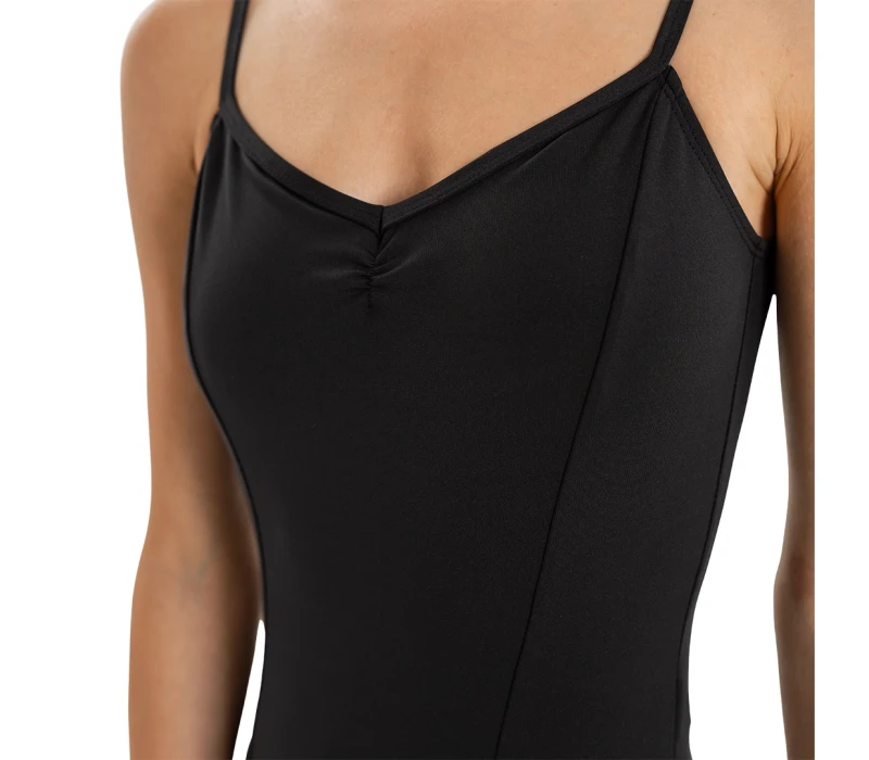 Capezio Essential Camisole leotard, women’s leotard with thin straps - Black