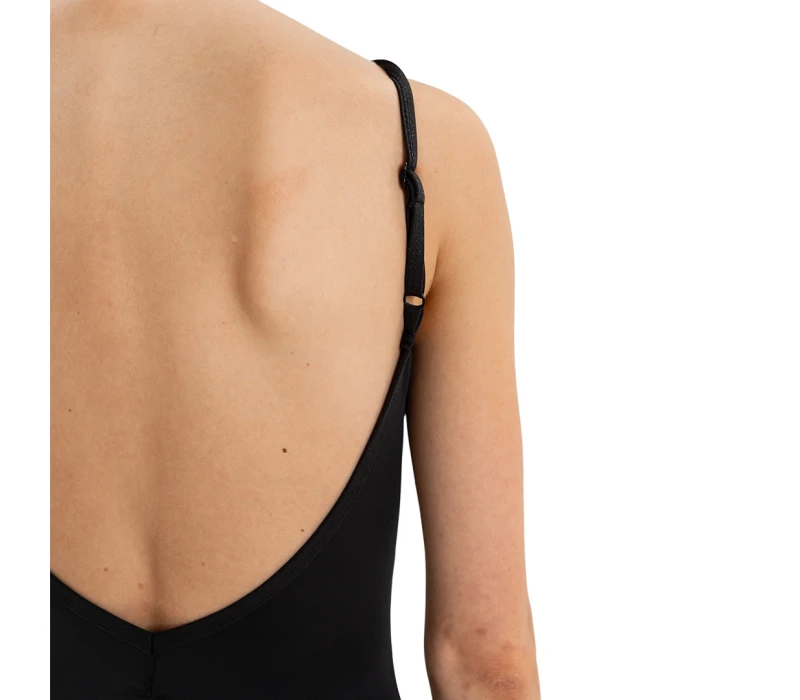 Capezio Essential Camisole leotard, women’s leotard with thin straps - Black