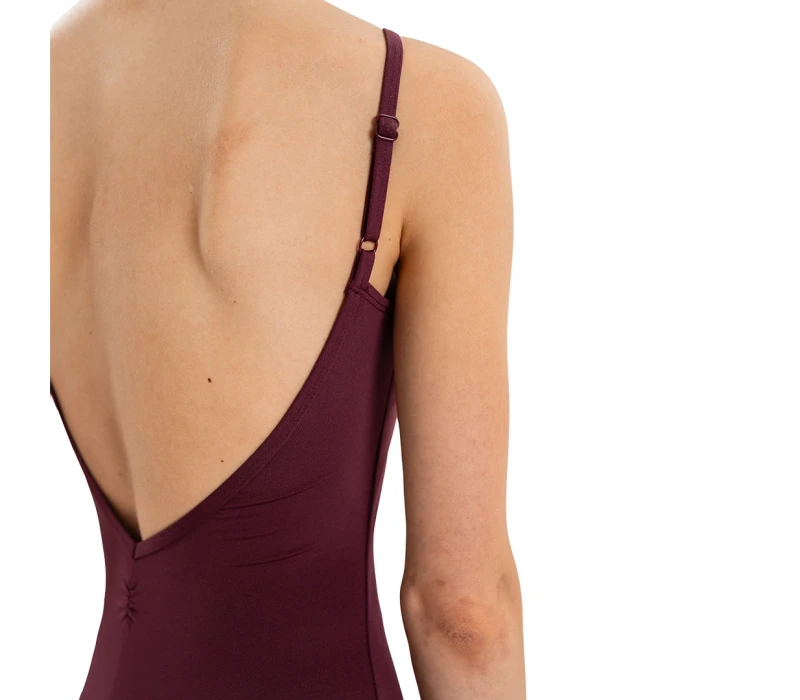 Capezio Essential Camisole leotard, women’s leotard with thin straps - Burgundy