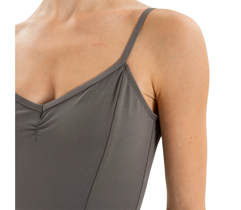 Capezio Essential Camisole leotard, women’s leotard with thin straps - Grey