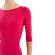 Capezio Essential boatneck, women's leotard with 3/4 sleeves Capezio Essential boatneck, women's leotard with 3/4 sleeves