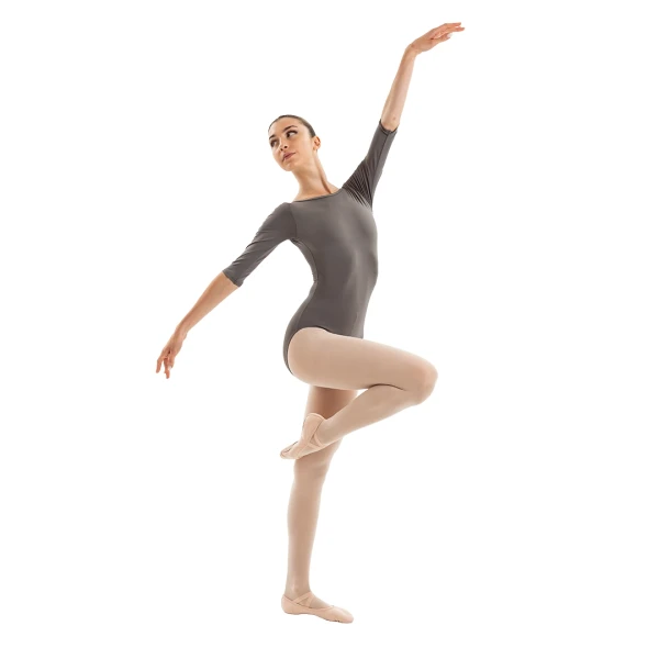 Capezio Essential boatneck, women's leotard with 3/4 sleeves Capezio Essential boatneck, women's leotard with 3/4 sleeves