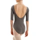 Capezio Essential boatneck, women's leotard with 3/4 sleeves Capezio Essential boatneck, women's leotard with 3/4 sleeves