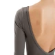 Capezio Essential boatneck, women's leotard with 3/4 sleeves Capezio Essential boatneck, women's leotard with 3/4 sleeves