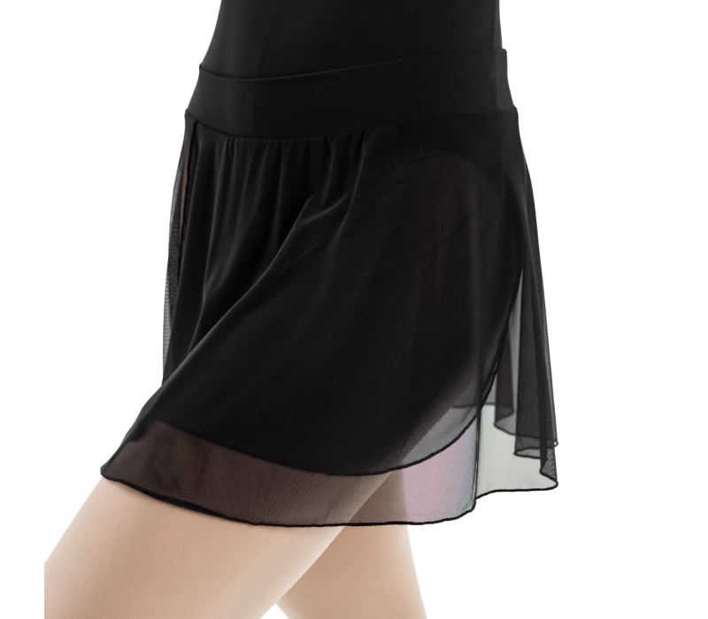 Capezio Essential Pull on Skirt, women's skirt with elastic waistband - Black