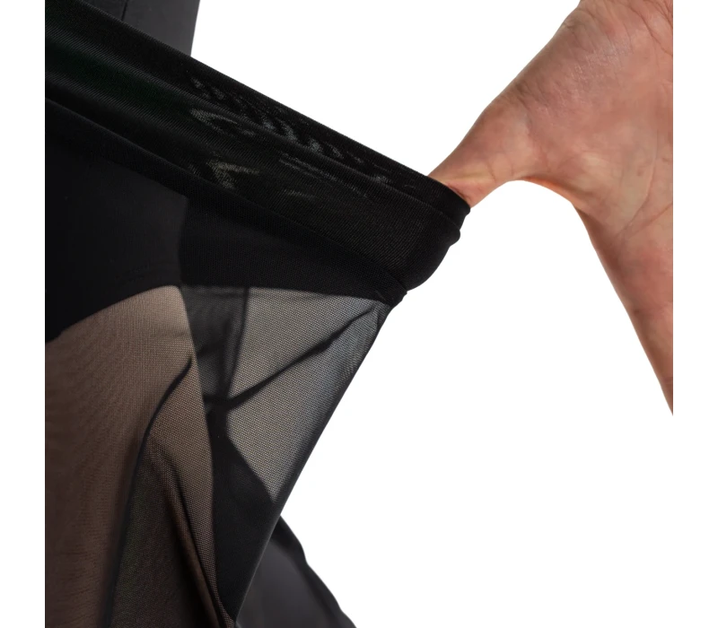 Capezio Essential Pull on Skirt, women's skirt with elastic waistband - Black