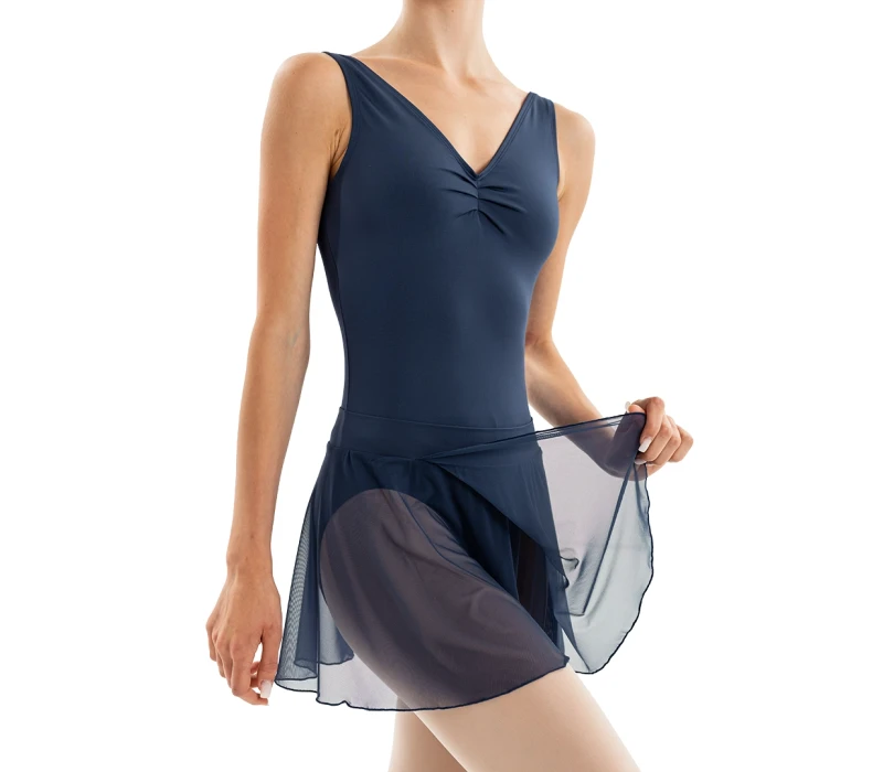 Capezio Essential Pull on Skirt, women's skirt with elastic waistband - Navy Capezio