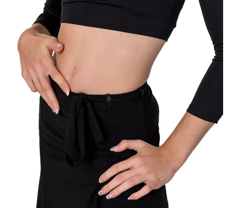 FSD practice skirt, training skirt for girls - Black