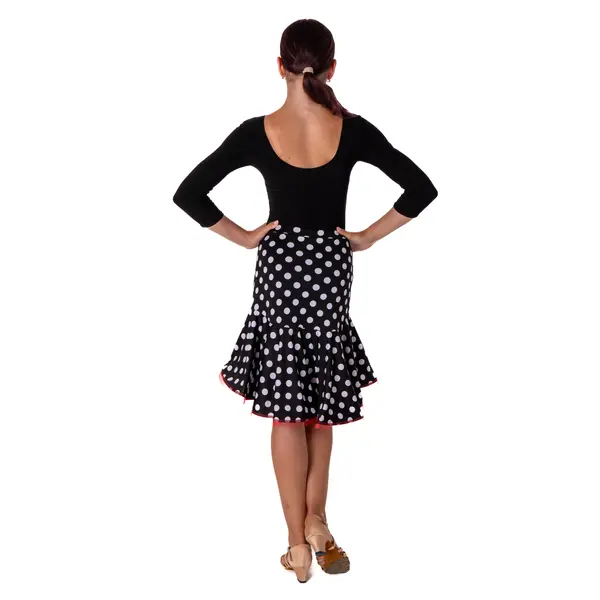 Children's skirt on latino basic dotted