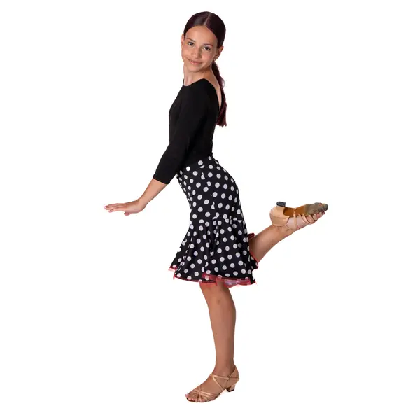 Children's skirt on latino basic dotted