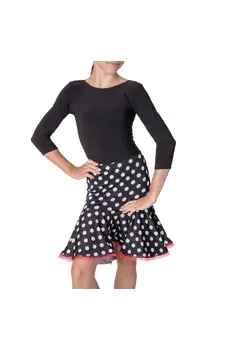 Children's skirt on latino basic dotted