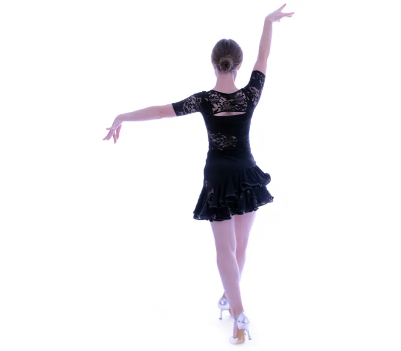 Latin dance dress 216 for women - Black
