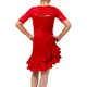 Latin dance dress Basic for girls - Red