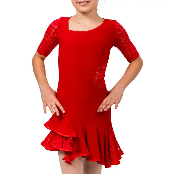 Latin dance dress 216 for girls