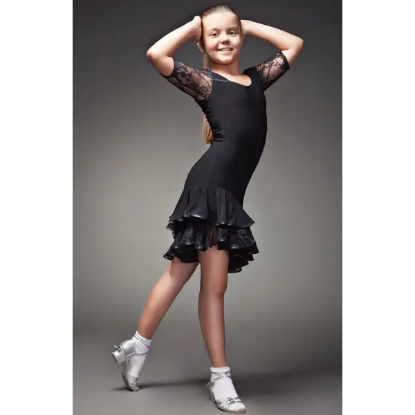 Latin dance dress 216 for girls