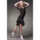 Latin dance dress Basic for girls - Black