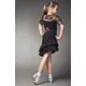 Latin dance dress Basic for girls - Black