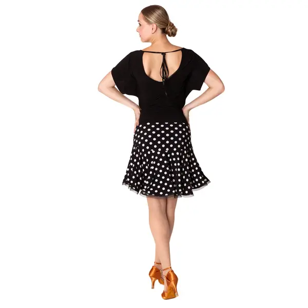 Women's skirt on latino basic dotted