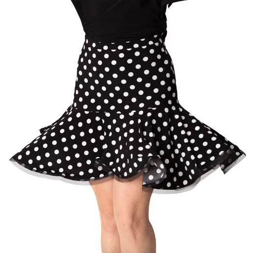 Women's skirt on latino basic dotted