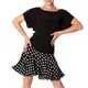 Women's skirt on latino basic dotted