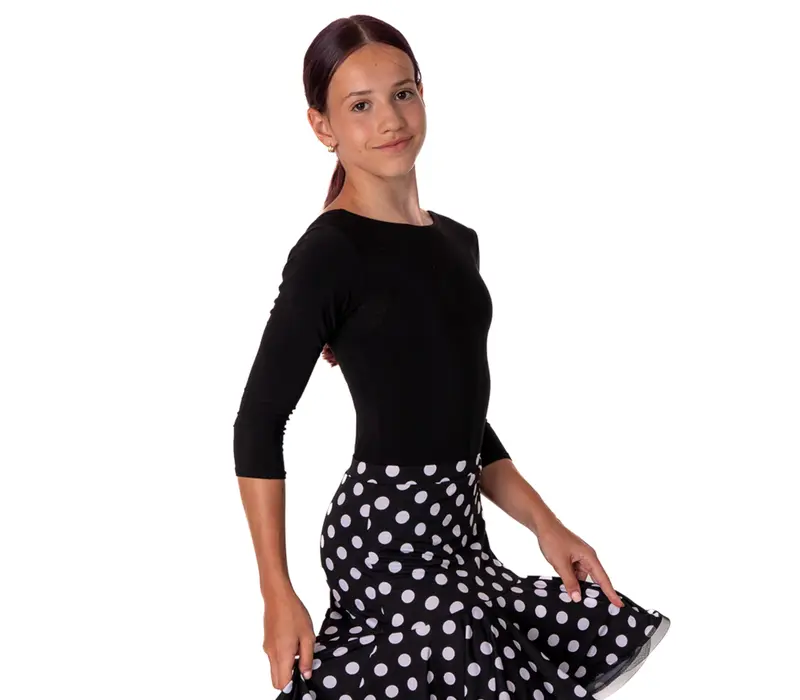 FSD Tamara, Leotard for Girls - Black FSD Tamara, Leotard for Girls - Black