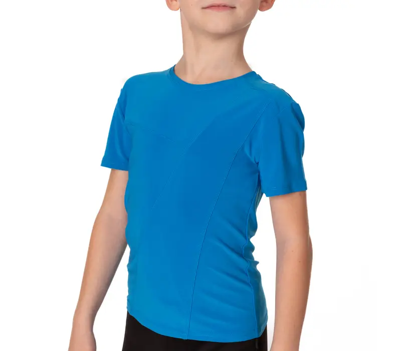 Ballroom T-shirt for boys basic - Blue