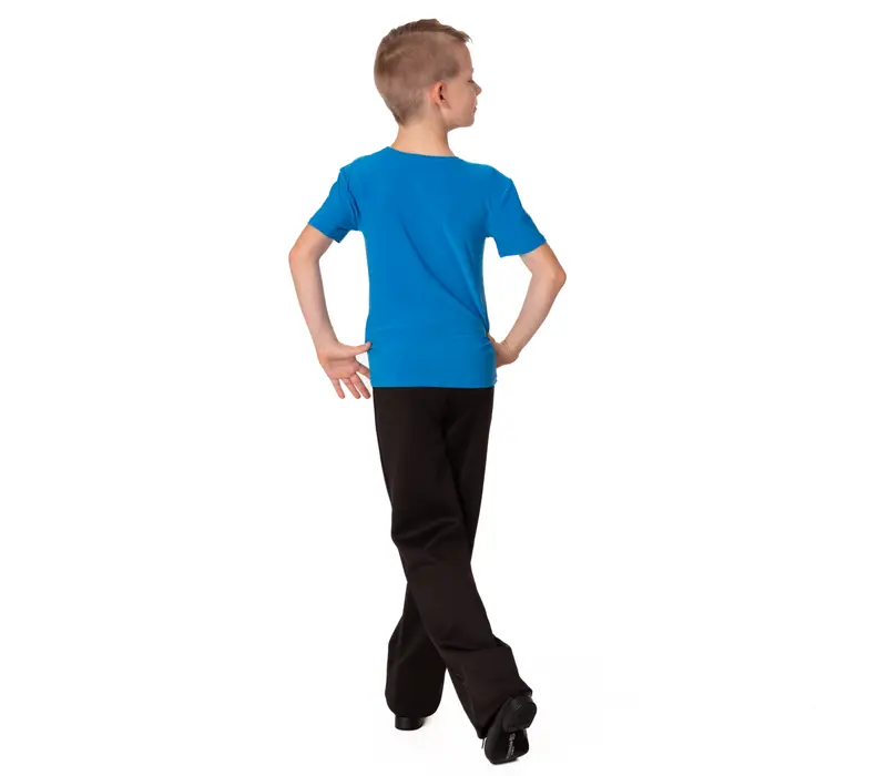 Ballroom T-shirt for boys basic - Chocolate