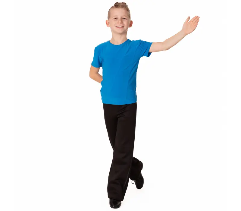 Ballroom T-shirt for boys basic - Chocolate