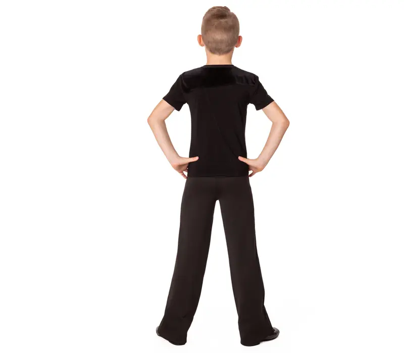 Ballroom T-shirt for boys basic - Chocolate