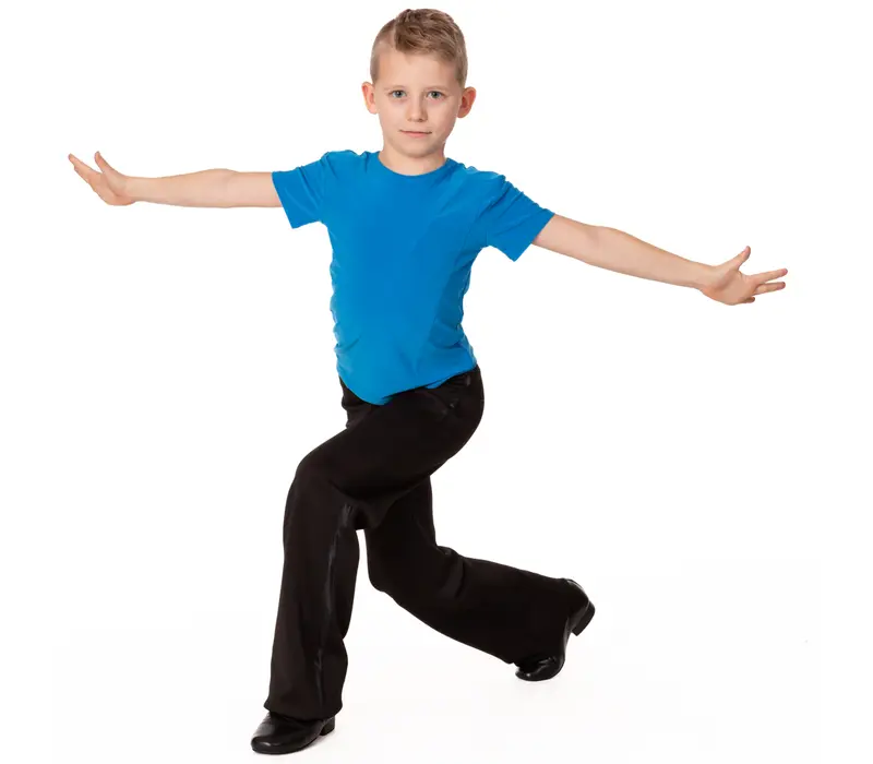 Ballroom T-shirt for boys basic - Chocolate