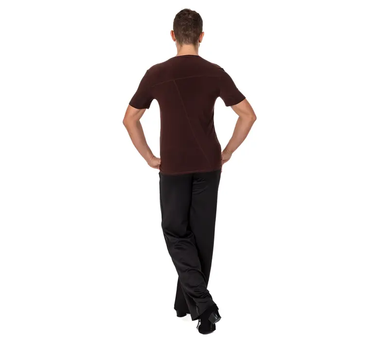 Ballroom T-shirt 441 for men - Chocolate