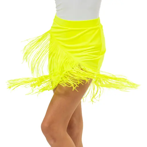 FSD Basic Lycra, Girl's Fringe Skirt