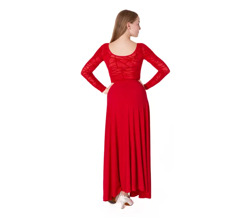 FSD skirt for standard dance - Red