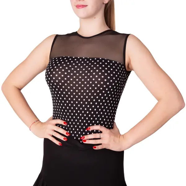 Ada, dotted bodysuit for women