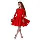 FSD Agnes, dress for girls - Red