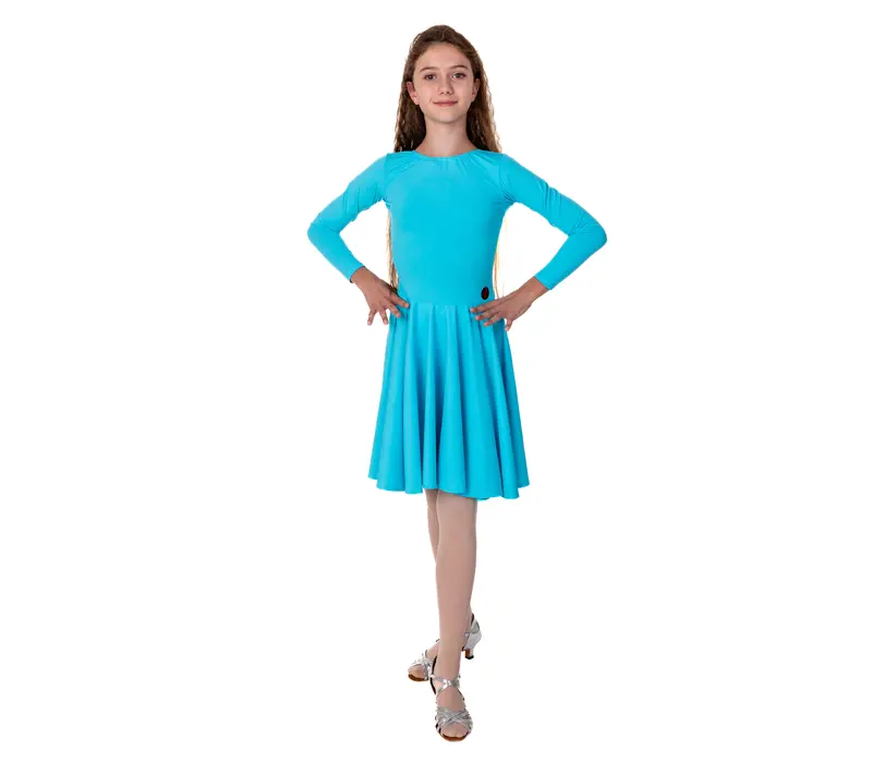 FSD Agnes, dress for girls - Light blue