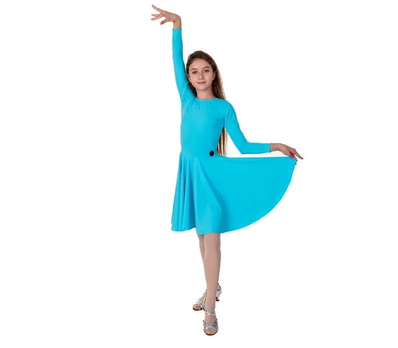 FSD Agnes, dress for girls - Light blue