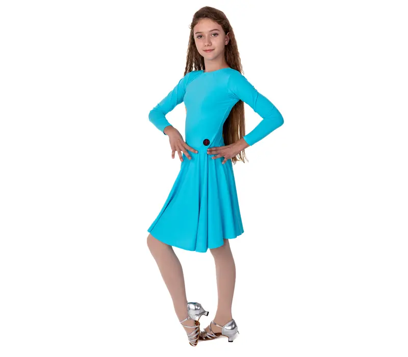 FSD Agnes, dress for girls - Light blue