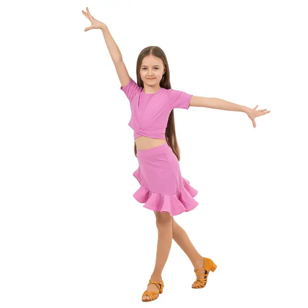 FSD Benita, Short Sleeve Tie Top for Girls