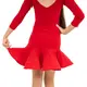 FSD Olívia, Girls Latino Dress - Red